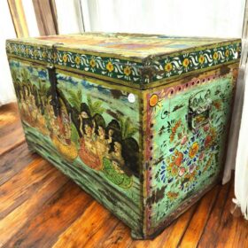 kh27 208 c indian furniture hand painted box main