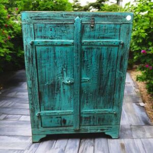 kh27 21 d indian furniture coloured wooden cabinet front