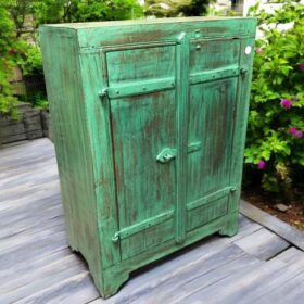 kh27 21 e indian furniture coloured wooden cupboard left