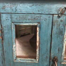 kh27 42 indian furniture jodhpur blue cabinet close