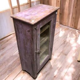 kh27 44 h indian furniture cabinet 3 shelf purple left