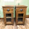 kh27 19 indian furniture side cabinets pair