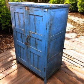 kh27 6 indian furniture big blue cabinet right