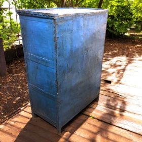 kh27 6 indian furniture big blue cabinet back